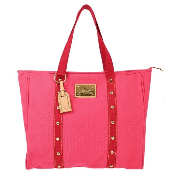 Louis Vuitton Pink Antigua Cabas GM Tote Handbag M40082 SP0016 XX91295